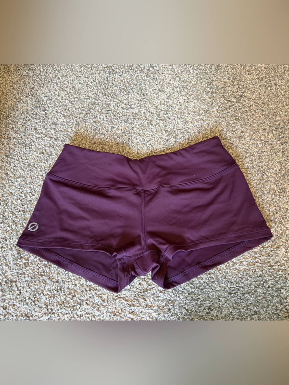 Hollow Rock Women's Deep Plum Athletic Shorts - Picture 2 of 13